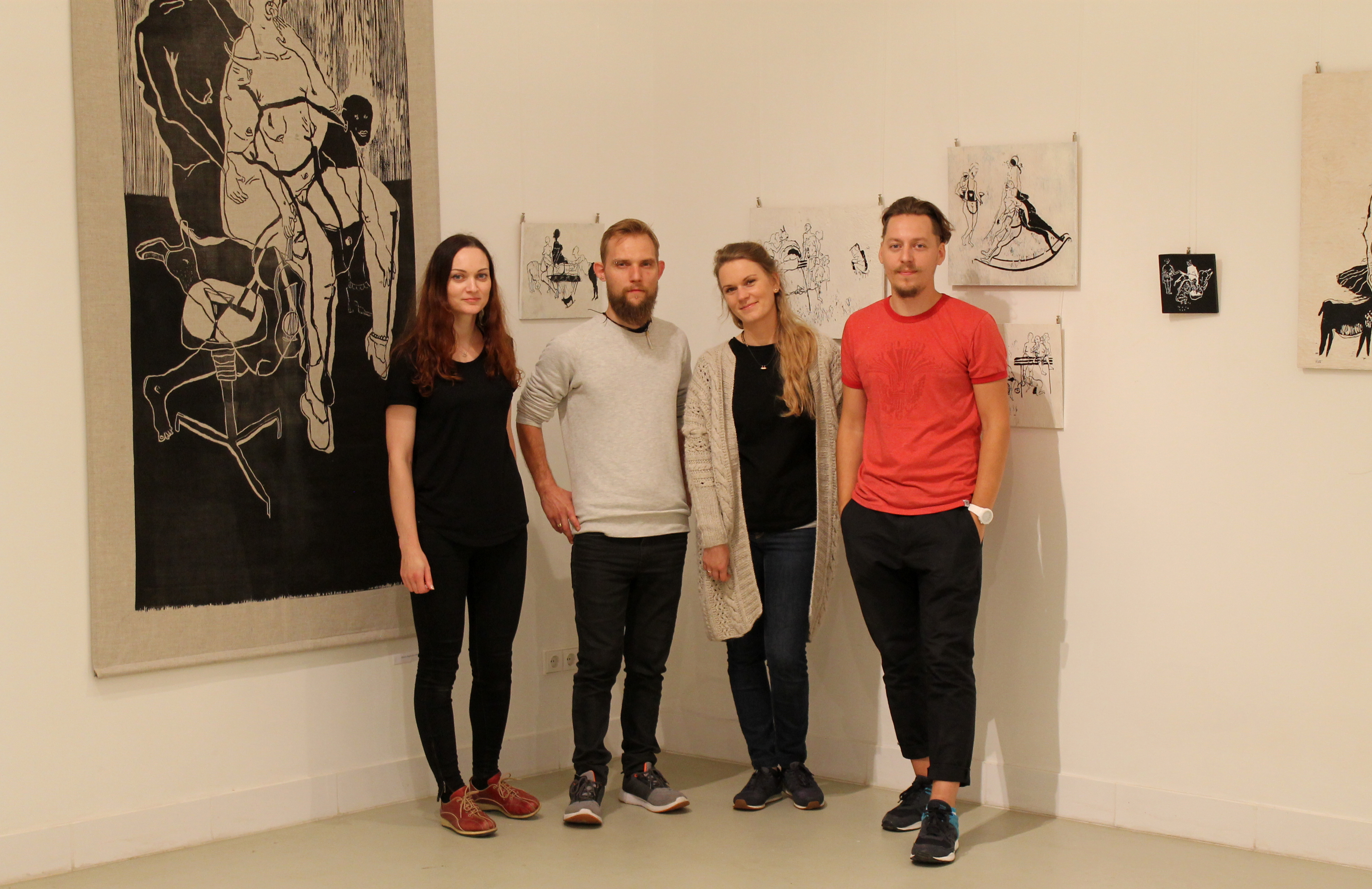 2017 m. Jaunosios Šiaulių dailininkų kartos paroda "Tete-a-Tete"